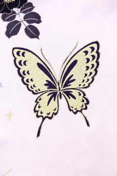 蝶の振袖デザイン・着物柄に込められた意味は不滅・立身出世