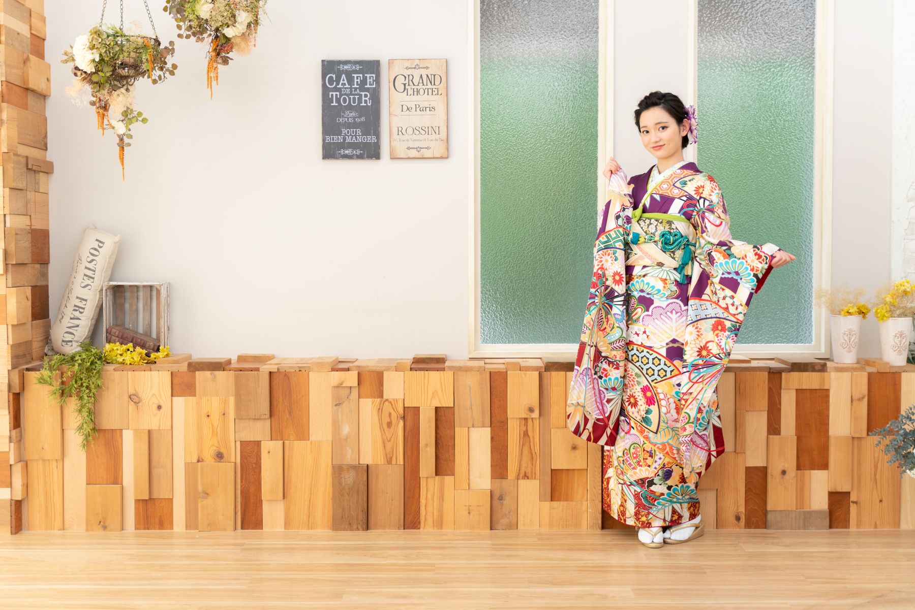 SHOPくるぅる着物一覧→ふりふ 髪飾り ヘアアクセサリー 半襟 半衿 花柄 振袖 成人式 卒業式 着物