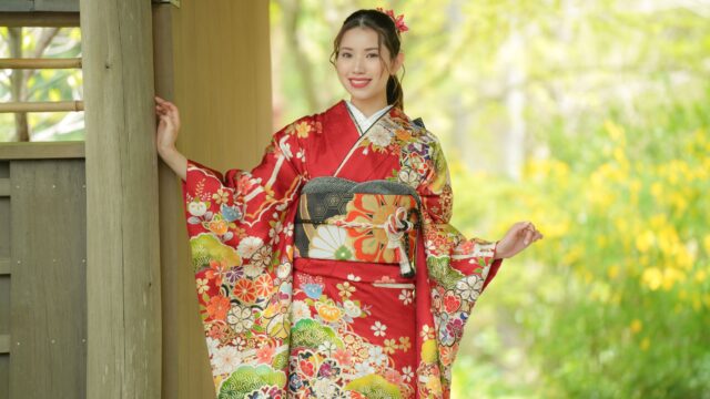 古典風振袖 卒業式成人式舞台衣装に✨小柄な方おすすめ✨（