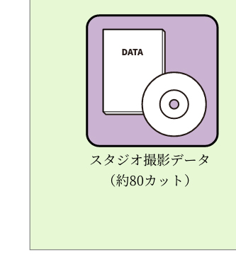 スタジオ撮影データ(約80カット)
