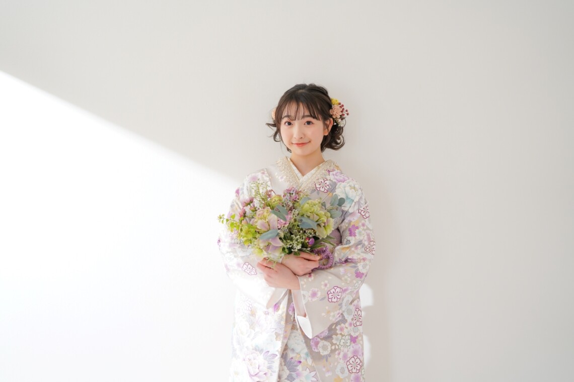 可愛い振袖の王道!ピンクの成人式着物コーデ ふりそでもりの